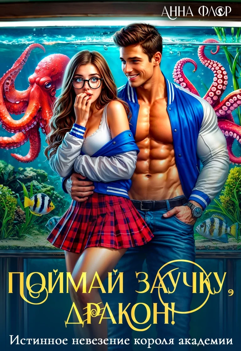 Поймай заучку, дракон! Истинное невезение короля академии — Анна Флор
